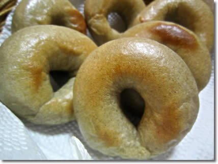 そば粉ベーグル写真