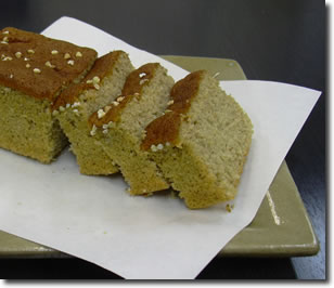 そば粉カステラ（そば粉パウンドケーキ）写真