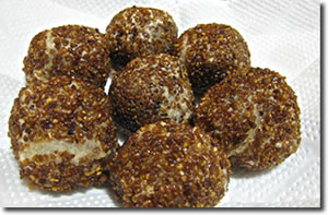 そば粉団子写真