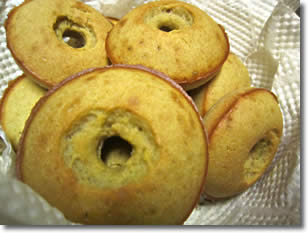 そば粉焼きドーナツ写真