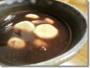 そばぜんざい写真